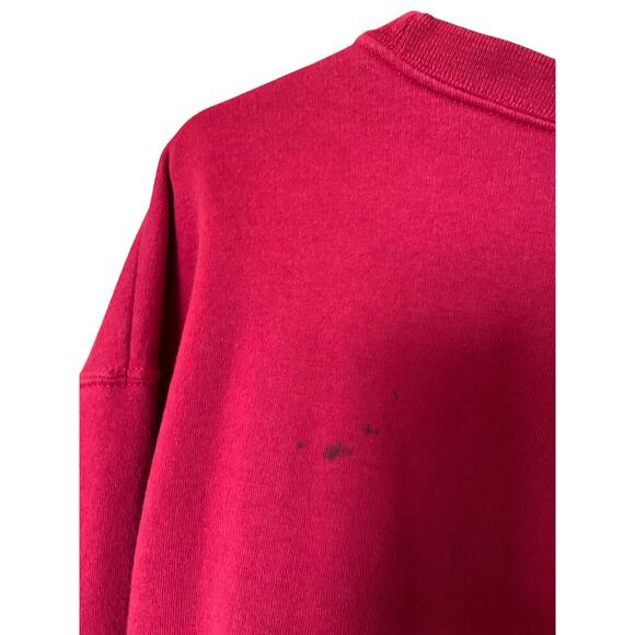 Phil Punxsutawney Groundhog Day Red Crewneck Sweatshirt L - Picture 5 of 8